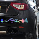 2 PCS D-791 Mountain Forest Car Sticker SUV Off-Road Vehicle Body Sticker Rear Windshield Car Sticker (Colour)