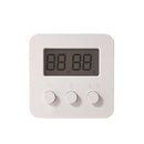 2 PCS Child Study Time Manager Kitchen Warner Mini Electronic Timer(White)