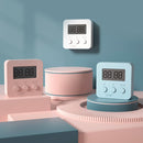 2 PCS Child Study Time Manager Kitchen Warner Mini Electronic Timer(Coral Pink)