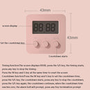 2 PCS Child Study Time Manager Kitchen Warner Mini Electronic Timer(Coral Pink)
