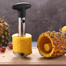 Stainless Steel Pineapple Peeler Slicers Fruit Cutter Kitchen Tools(Fruit Green handle)