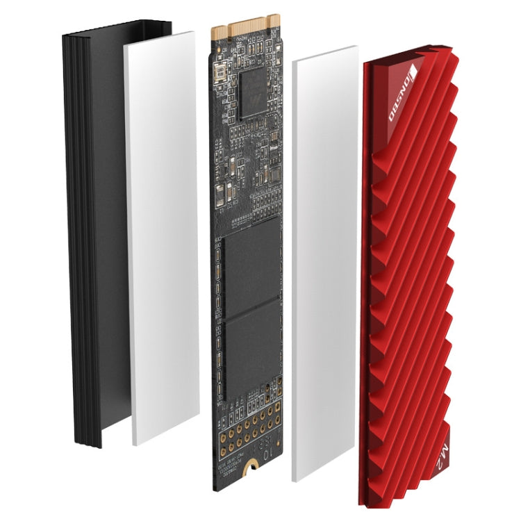 Jonsbo M.2-3 Solid State Radiator For NVME/SSD(Red)