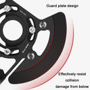 WEST BIKING YP0719259 Mountain Bike Chain Guide Support 32T-38T Gear Piece(Black)