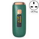 T4 Home IPL Whole Body Electric Freezing Point Laser Hair Removal Apparatus, Specification:UK Plug(Ink Green)
