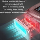 IPL02 Quartz Tube Freezing Point Full Body Laser Hair Removal Device For Women, Specification:UK Plug(White)