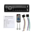 A2818 Car Bluetooth Speakerphone Car MP3 Player Function Touch Double U Disk Colorful Lights Radio, Specification: Standard