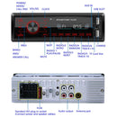 A2818 Car Bluetooth Speakerphone Car MP3 Player Function Touch Double U Disk Colorful Lights Radio, Specification: Standard