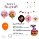 Halloween Aluminum Film Balloon Party Decoration,Style: Pink Balloon Set 1