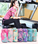 2 PCS B082 Sports Outdoor Arm Bag Mobile Phone Arm Band Running Fitness Mobile Phone Bag, Specificationï¼š Small (Cyan)