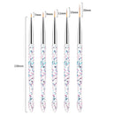 5 PCS/Set Nail Art Drawing Pen Chain Link Pen Painted Pen