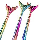 5 PCS Manicure Smudge Pen Gradient Mermaid Painted Phototherapy Drawing Pen(9cm Hook Line Pen)