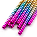 8 In 1 Nail Art Flower Pen Painted Pen Rainbow Gradient French Phototherapy Nail Pen(Flower Petal Pen)
