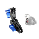 Aluminium Alloy 360 Degree Rotating Mount Adapter Adjustable Arm Connector for GoPro HERO10 Black / HERO9 Black / HERO8 Black /7 /6 /5 /5 Session /4 Session /4 /3+ /3 /2 /1, DJI Osmo Action, Xiaoyi and Other Action Cameras(Blue)