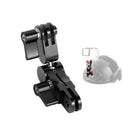Aluminium Alloy 360 Degree Rotating Mount Adapter Adjustable Arm Connector for GoPro HERO10 Black / HERO9 Black / HERO8 Black /7 /6 /5 /5 Session /4 Session /4 /3+ /3 /2 /1, DJI Osmo Action, Xiaoyi and Other Action Cameras(Black)