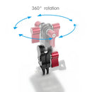 Aluminium Alloy 360 Degree Rotating Mount Adapter Adjustable Arm Connector for GoPro HERO10 Black / HERO9 Black / HERO8 Black /7 /6 /5 /5 Session /4 Session /4 /3+ /3 /2 /1, DJI Osmo Action, Xiaoyi and Other Action Cameras(Black)