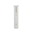 2 PCS Plastic Nylon Single Rod Holder Single Tube Rod Holder Marine Yacht Rod Barrel(White)