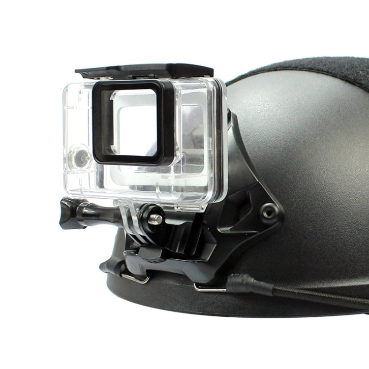 Upgraded Version Helmet Base Adapter Fixed Mount Hunting CS NVG Bracket for GoPro HERO10 Black / HERO9 Black /HERO8 Black /7 /6 /5 /5 Session /4 Session /4 /3+ /3 /2 /1, DJI Osmo Action, Xiaoyi And Other Action Cameras