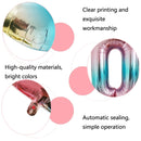 2 Sets T2001 Birthday Gradient Digital Crown Aluminum Film Balloon Set(3)