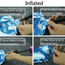 2 Sets T2001 Birthday Gradient Digital Crown Aluminum Film Balloon Set(3)