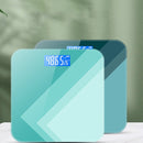 Battery 28cm Smart Electronic Scales Weight Scales Household Body Scales(Deep Green)