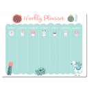 2 PCS Simple Magnetic Calendar Table Notepad Refrigerator Sticker Erasable Message Board Magnetic Sticker(Ambiguous Beast)