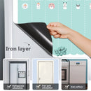 2 PCS Simple Magnetic Calendar Table Notepad Refrigerator Sticker Erasable Message Board Magnetic Sticker(Ambiguous Beast)