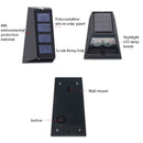 2 PCS N771 Solar Wall Light Up And Down Lights Outdoor Wall Lights Garden Light(Colorful Light)