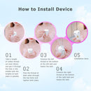 USB Charging Face Puller Facial Hair Remover(Rose Gold)