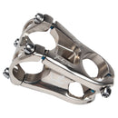 KRSEC CNC Ultra Light Short-Handed Mountain Bike Aluminum Alloy 50mm Riser, Colour: Full Black