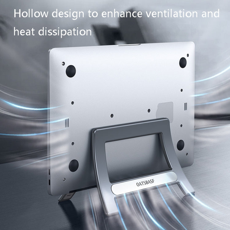 Oatsbasf 03671 Multifunctional Computer Tablet Cellphone Storage Bracket, Colour: Deluxe Version (Gray)