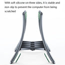 Oatsbasf 03671 Multifunctional Computer Tablet Cellphone Storage Bracket, Colour: Deluxe Version (Gray)