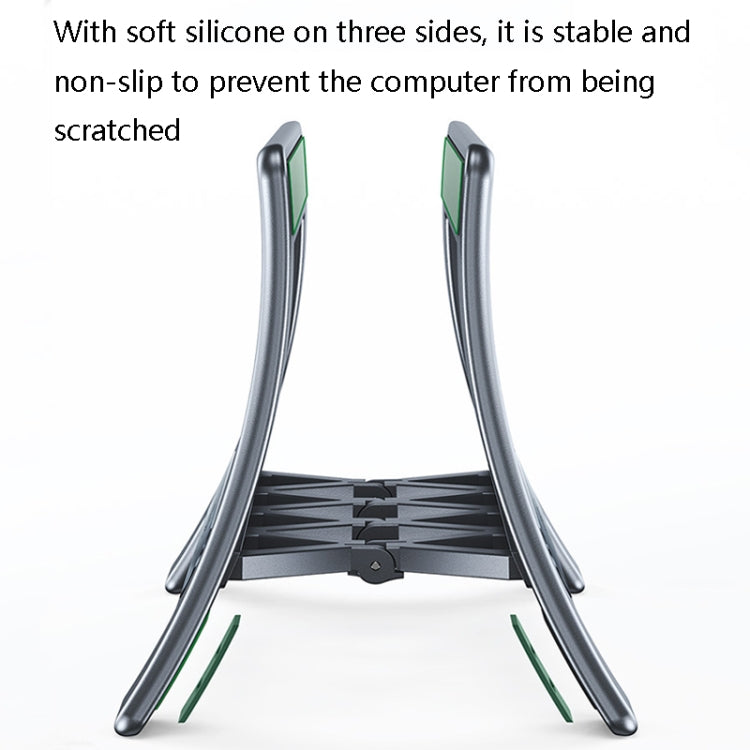 Oatsbasf 03671 Multifunctional Computer Tablet Cellphone Storage Bracket, Colour: Deluxe Version (Gray)