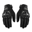 Riding Tribe MCS-17 Motorcycle Gloves Touch Screen Outdoor Riding Gloves, Size: M(Black)