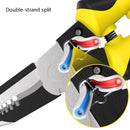 7 In 1 Multi-Function Wire Stripper Electrician Manual Tool(Black Yellow)