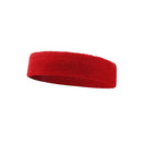 2 PCS Enochle Sports Sweat-Absorbent Headband Combed Cotton Knitted Sweatband(Red)