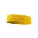 2 PCS Enochle Sports Sweat-Absorbent Headband Combed Cotton Knitted Sweatband(Yellow)