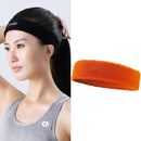 2 PCS Enochle Sports Sweat-Absorbent Headband Combed Cotton Knitted Sweatband(Orange)