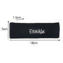 2 PCS Enochle Sports Sweat-Absorbent Headband Combed Cotton Knitted Sweatband(Yellow)