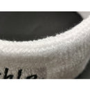2 PCS Enochle Sports Sweat-Absorbent Headband Combed Cotton Knitted Sweatband(Black)