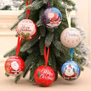 5 PCS Christmas Decorations Christmas Balls Candy Jars Christmas Tree Pendants(Red Santa Claus)