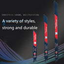 S1122EF BOSWEI Hardcore Reciprocating Saw Strip Fine Teeth Saber Saw Blade Metal Plastic Wood Bimetal Curve Saw Blade