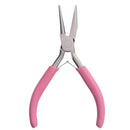 ZB29F 5 Inch Mini Wire Winding Pliers Jewelry Pliers Semi-Recessed Semi-Round Nose Tool Pliers