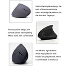 JS-5D 6 Keys 2.4G Ergonomic Vertical Mouse Cross-Border Wireless Charging Mouse(Wireless Charging Type)
