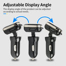 Q3 Mini Cigarette Lighter Car Wireless Tire Pressure Monitoring System TPMS Car Temperature Voltage Tire(Black)