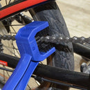 5 Set BG-7168 Bicycle And Motorcycle Cleaning Brush Three-Sided Chain Brush, Colour: Blue + Small Brush