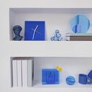 5 PCS Translucent Blue Round Sheet Studio Background Ornament Photo Props