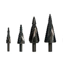 3 In 1 Triangular Shank Spiral Flute Step Drill Bit