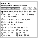 60 In 1 Screwdriver Set Combination Upgraded Mobile Phone Computer Repair Disassembly Tool( Black)
