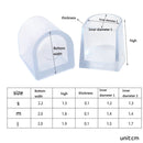 10 Pairs Dancing Shoes Protective Cover Wear-Resistant Heel Cover(M)
