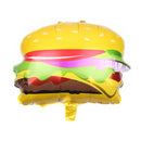 5 PCS Pizza Hot Dog Popcorn Donut Burger Aluminum Film Balloon Birthday Party Decoration Balloon(E)